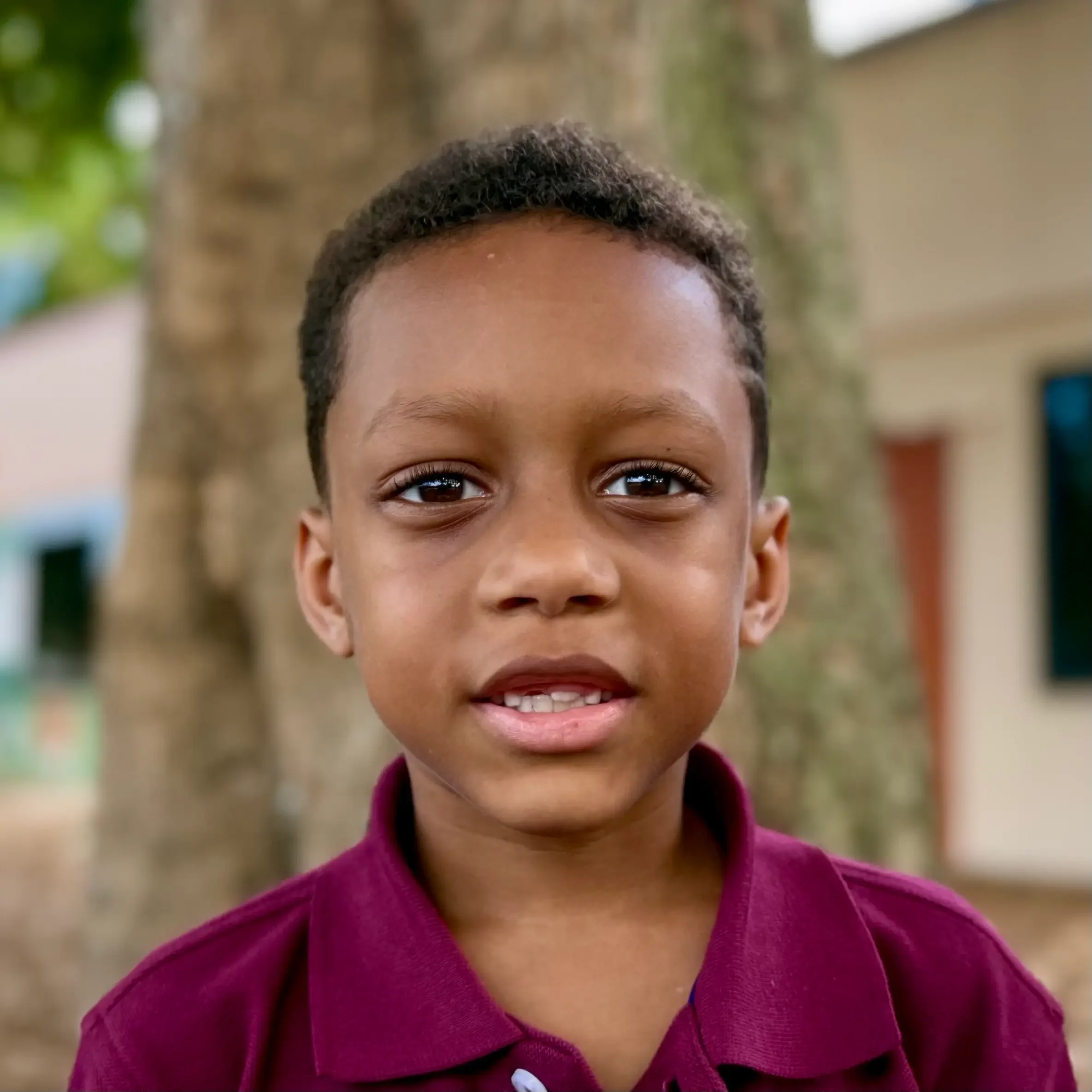 Carter Anderson Student Sawgrass Adventist School - young male student smiling at the camera.