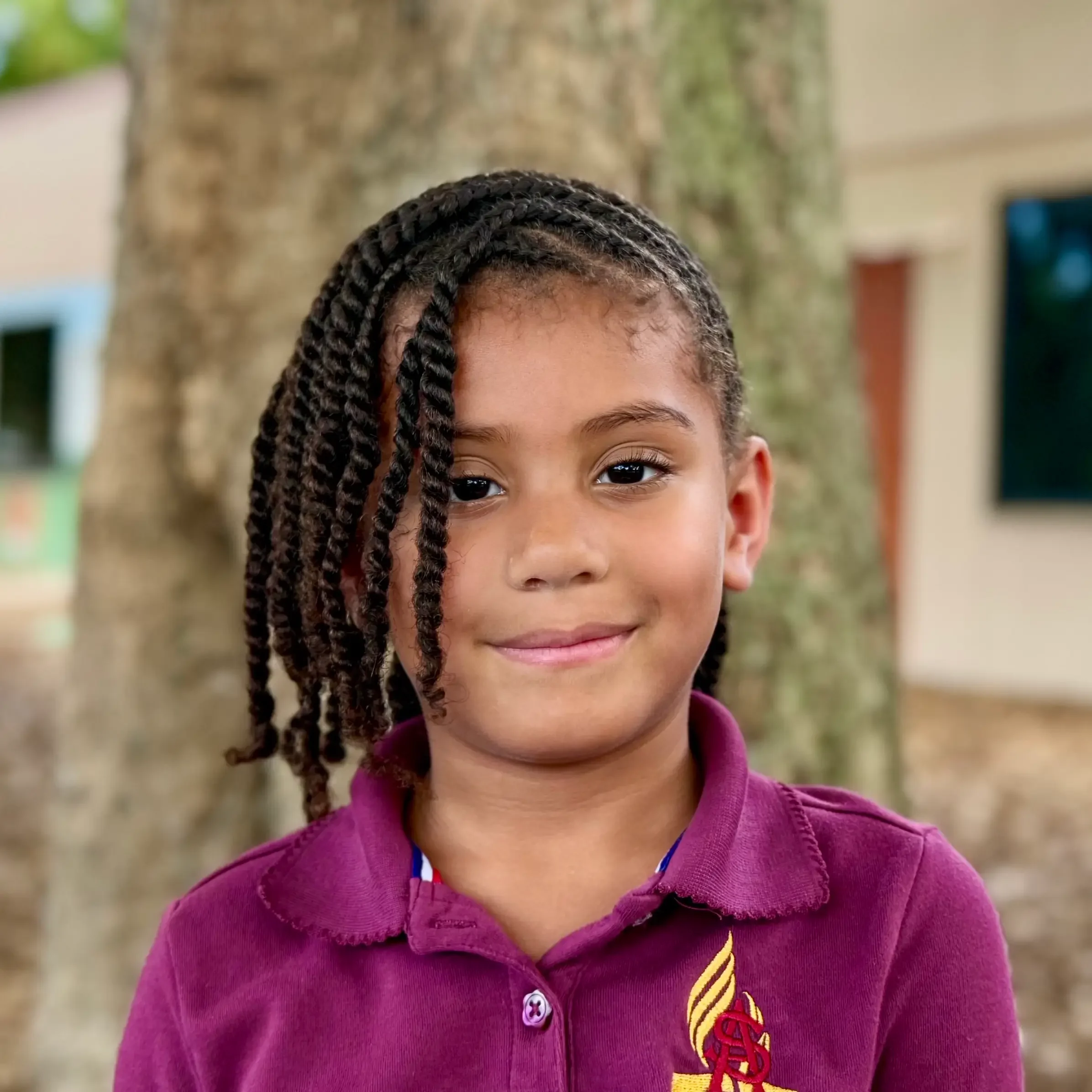 Parker Crarey Student Sawgrass Adventist School - young female student smiling at the camera.